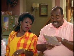 Reginald VelJohnson and Jo Marie Payton in Family Matters (1989)