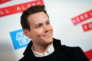 Television Host Matthew Hoffman, arrives at the Broadway Opening Night of Merrily We Roll Along