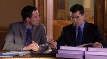 Jackson Hurst and Steve Kazee in Drop Dead Diva (2009)