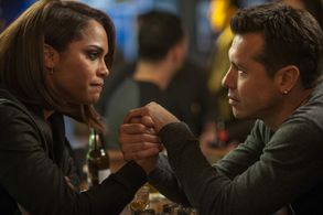Jon Seda and Monica Raymund in Chicago P.D. (2014)