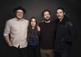 Nicholas Hoult, Ben York Jones, Drake Doremus, and Laia Costa in Newness (2017)