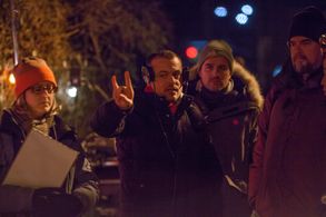 Neal Dodson, Eric Lin, and Brian Shoaf in Aardvark (2017)