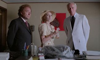 Jean Martin, Mariangela Melato, and Ugo Tognazzi in Il gatto (1977)