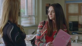 Ava Allan and Sasha Pieterse in Pretty Little Liars