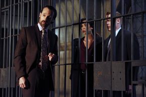 Henri Lubatti, Diego Klattenhoff, and Mozhan Marnò in The Blacklist (2013)