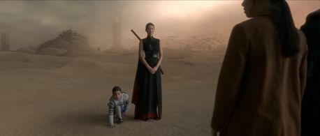 Eve Ridley and Sea Shimooka in 3 Body Problem (2024)