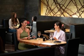 Brenda Song and Corinne Foxx in Dollface: Homecoming Queen (2022)