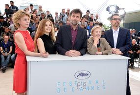 John Turturro, Margherita Buy, Giulia Lazzarini, Nanni Moretti, and Beatrice Mancini at an event for Mia madre (2015)