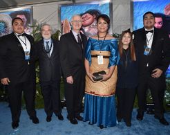 Ron Clements, John Musker, and Osnat Shurer at an event for Moana (2016)