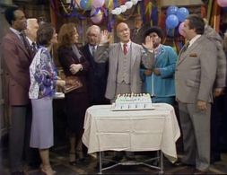 Richard Paul, Keene Curtis, Dorothy Fielding, Shirley Hemphill, and Louise Sorel in One in a Million (1980)