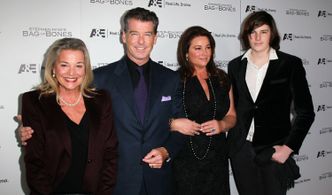 Pierce Brosnan, Keely Shaye Brosnan, and Dylan Brosnan at an event for Bag of Bones (2011)