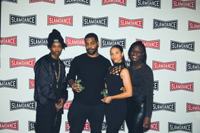 Rhaechyl Walker, Dee Dee Stephens, John Merchant, and Rickerby Alexander Brown-Hinds at an event for My Name is Myeisha 