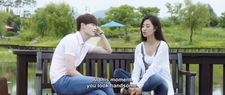 Lee Jong-Suk and Yuri Kwon in No Breathing (2013)