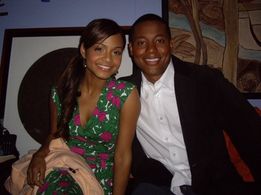 Christina Milian & Derrex Brady_On Set of Eight Days A Week