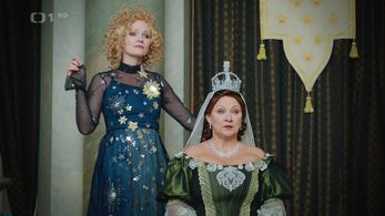 Zlata Adamovská and Anna Geislerová in The Christmas Star (2020)