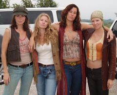 Texas Chainsaw Massacre: The Origin Biker Chick (far right)