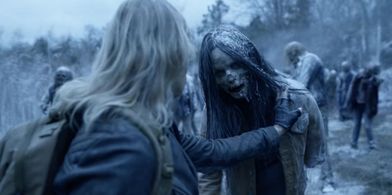 Emily Brinks and Kim Dickens in season 8 episode 10 Fear the Walking Dead