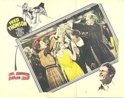 William Courtright, Clara Horton, and Fred Thomson in All Around Frying Pan (1925)