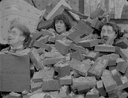 Billy Armstrong, Marta Golden, and Leo White in Work (1915)