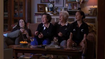 Alison Bruce, Rima Te Wiata, Hayley Sproull, and Erana James in Golden Boy (2019)