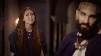 Richard Lund and Maia Michaels in The Fatal Conflict: Judea and Rome (2018)