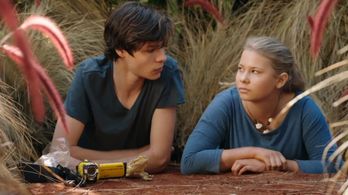Bindi Irwin and Toby Wallace in Return to Nim's Island (2013)