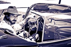 Jase Haber in his 1961 Corvette.