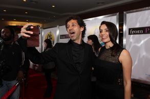 Angel Gracia & Romina Peniche at the premier of From Prada to Nada in Los Angeles, Jan 18, 2011