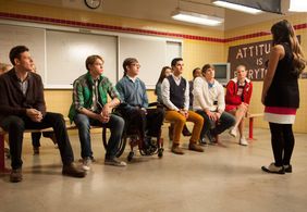 Cory Monteith, Darren Criss, Kevin McHale, Melissa Benoist, Jenna Ushkowitz, Chord Overstreet, Heather Elizabeth Morris,