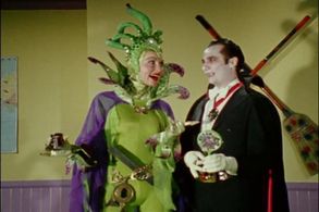 Julie Newmar and Henry Polic II in Monster Squad (1976)