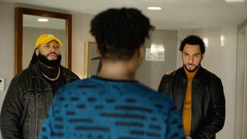 Sheyi Cole, Kareem Savinon, and Jarod Lindsey in Full Circle (2023)