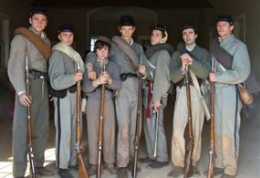 Sean Marquette, Josh Zuckerman, Max Lloyd-Jones, Nolan Gould, and Parker Croft in Field of Lost Shoes (2015)