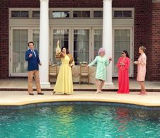 Gabriel Olds as Pat Robertson in The Eyes Of Tammy Faye (2021)