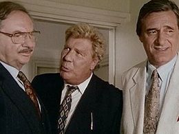 Peter Carsten, Helmut Fischer, and Harald Juhnke in Ein Schloß am Wörthersee (1990)