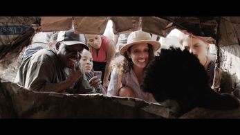 Still of Gloria Huwiler and Maggie Mulubwa in I'm not a Witch