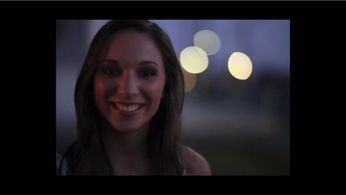 On set with Kristen Royal in 