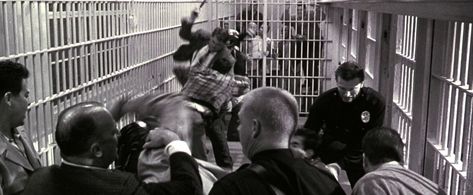 Russell Crowe, Graham Beckel, Matthew Allen Bretz, Jimmy Ortega, Thomas Rosales Jr., and Gilbert Rosales in L.A. Confide