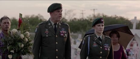 Danny Huston and Isabel Aerenlund in No One Left Behind (2019)