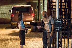 Lucy Liu and Nelsan Ellis in Elementary (2012)
