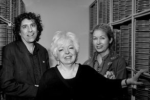 Academy Award winning film editors Bob Murawski, ACE, Thelma Schoonmaker ACE, and Chris Innis ACE, touring the Martin Sc