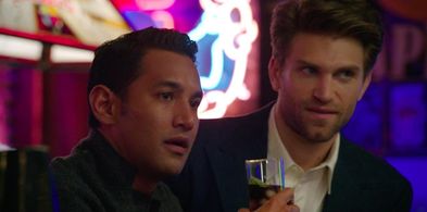 Keegan Allen and Matt Pascua in Walker: Champagne Problems (2022)