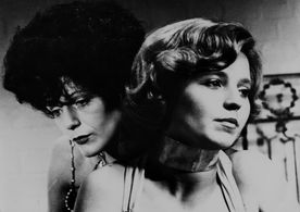 Margit Carstensen and Hanna Schygulla in The Bitter Tears of Petra von Kant (1972)