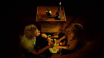 Jeff Grace and Lisa Schwartz in The Spirited (2011)