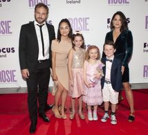 Molly McCann & cast of Rosie - Premiere