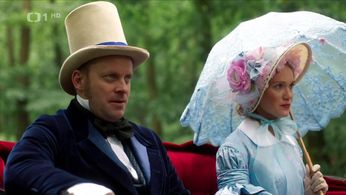 Jakub Prachar and Dominika Zeleníková in Krakonosovo tajemství (2022)