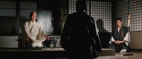 Kôji Nanbara and Jimmy Wang Yu in Zatoichi and the One-Armed Swordsman (1971)