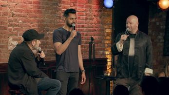Dave Attell, Jeffrey Ross, and Hasan Minhaj in Bumping Mics with Jeff Ross & Dave Attell (2018)