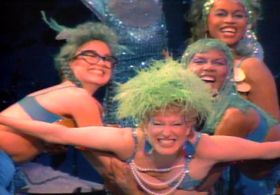 Bette Midler, Jenifer Lewis, Siobhan O'Carroll, and Helena Springs in Bette Midler: Art or Bust! (1984)
