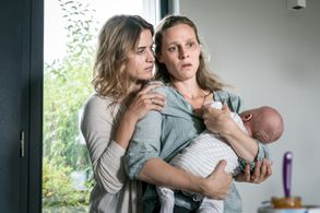 Picco von Groote and Morgane Ferru in Leipzig Homicide (2001)