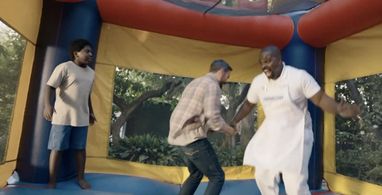 Bodhi Dell on set of a Progressive Commercial